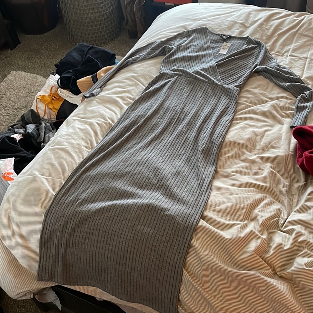 Express long sleeve maxi dress